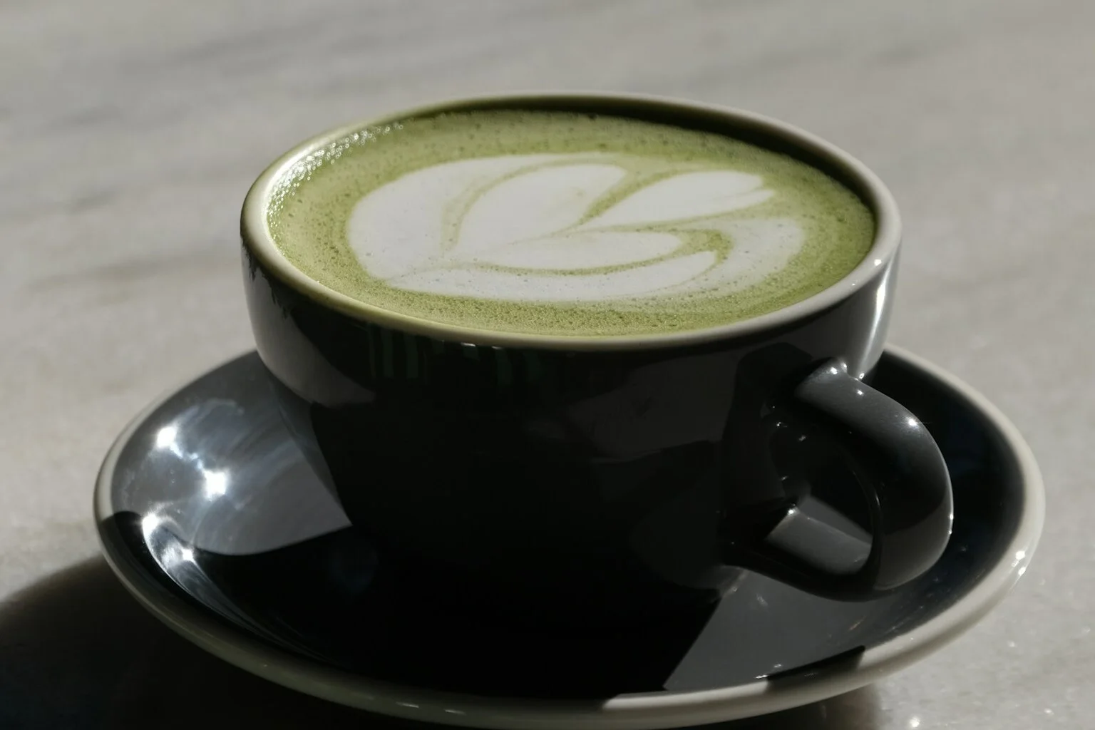 matcha för restaurangdessert